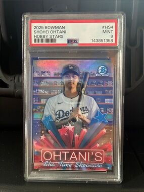 Topps Shohei Ohtani Red & Blue Showcase Card